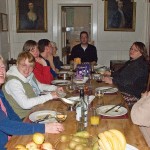 2008wrekinwriterretreat Eating with friends on a Writer's Retreat - photo credit Mike White