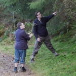 Crogan retreat 2 Simon and Bryan try out their outdoor clothing catalogue poses - photo credit: Darren Bailey