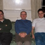 SimonMikeBryan Simon, Mike and Bryan on a Wrekin Writer Reatreat (although it looks more like a sfoa): photo credit: Diane Perry
