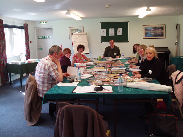 Some of my 'victims' on a Relax & Write course (Photo credit: Lois Maddox)