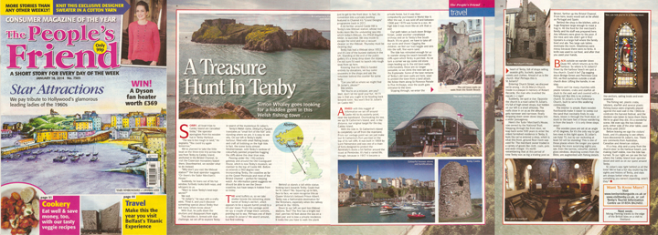 A Treasure Hunt in Tenby was published in The People's Friend