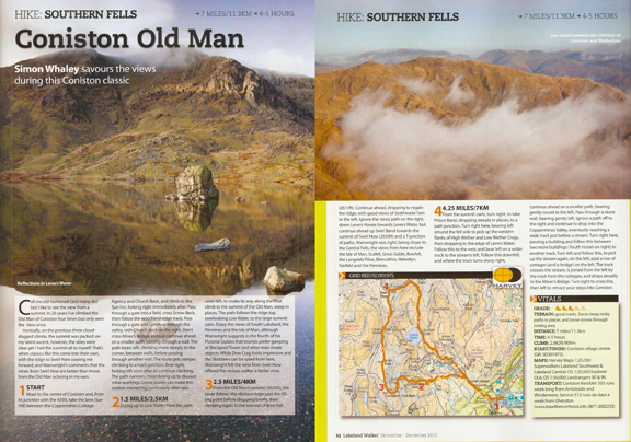 Coniston Old Man was published in Lakeland Walker