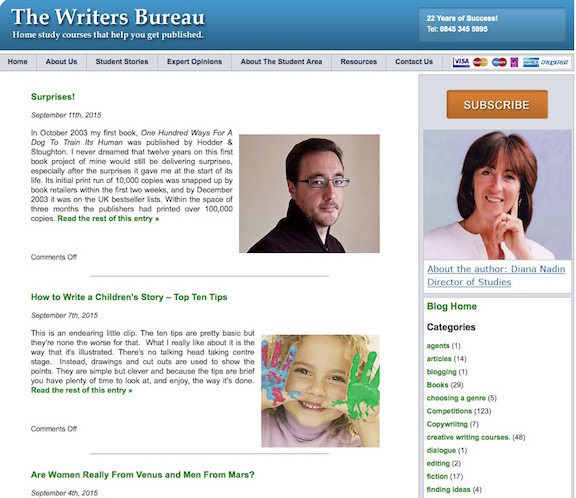 The Writers Bureau blog