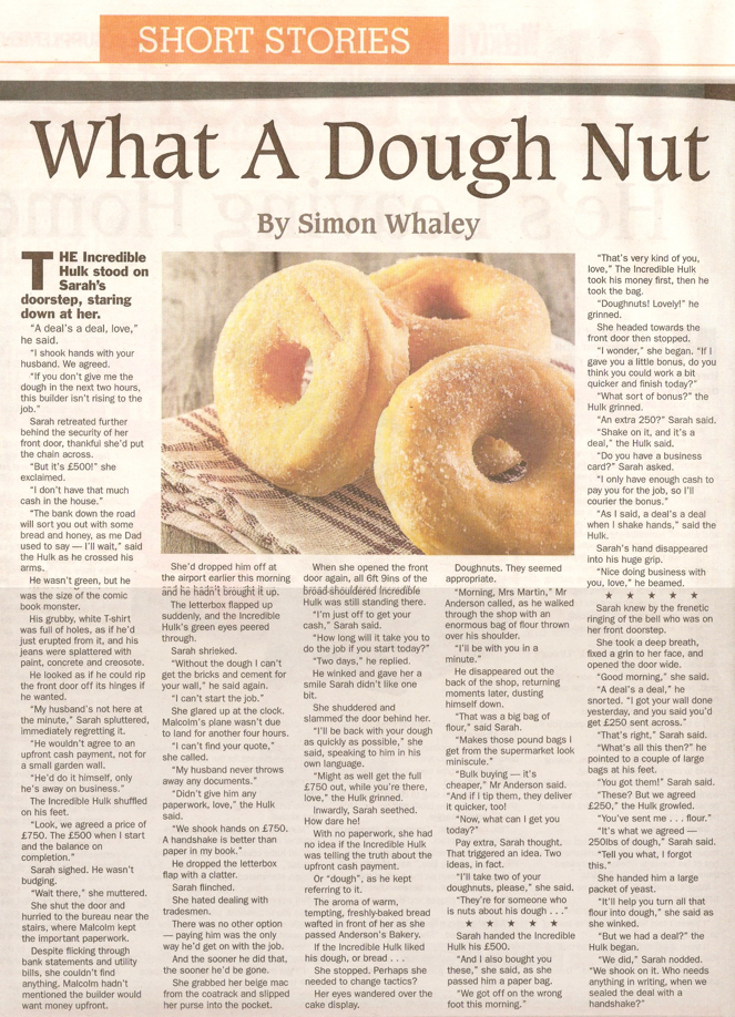 What A Dough Nut - The Weekly News - 27th August 2016
