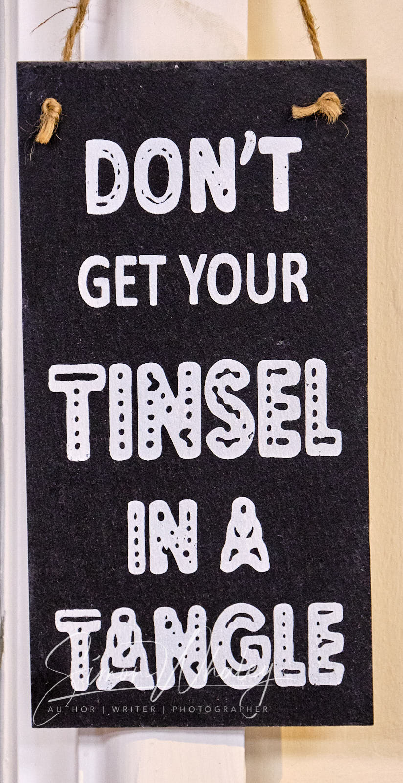 Tinseltastic! SIMON WHALEY